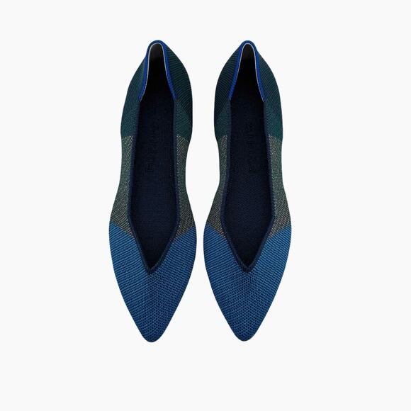 Rothy’s The Point Metallic Berry‎ Limited Edition Women’s Size 7.5 - Picture 2 of 9